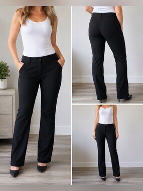 Betabrand Black Dress Pant Yoga Pants Women’s XL Bootcut Stretch Office Career